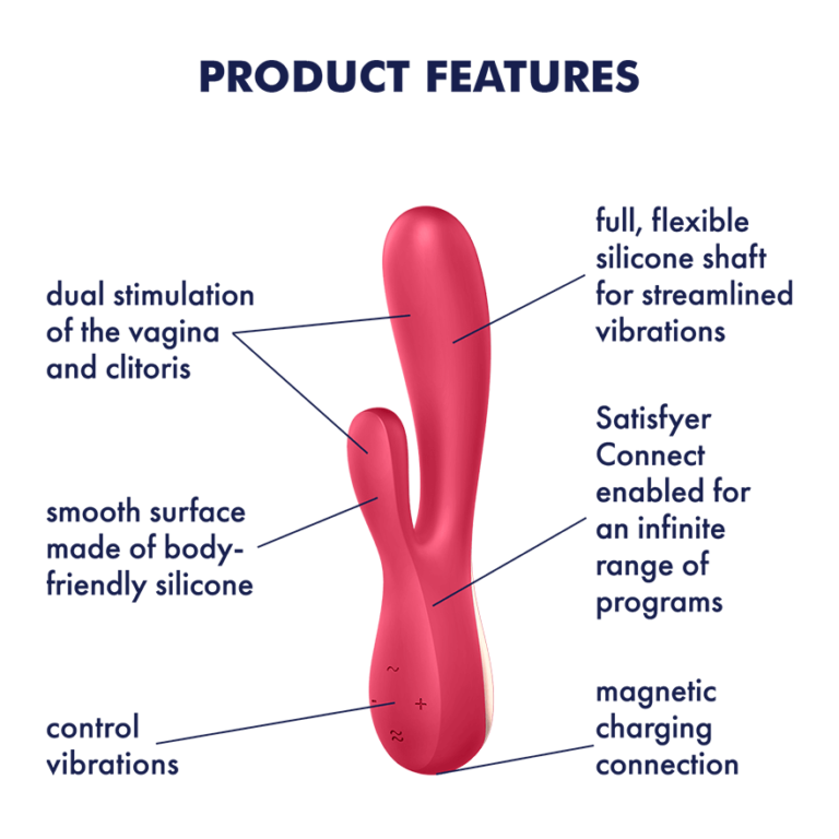 Satisfyer Mono Flex Vibrator Red Berry-3