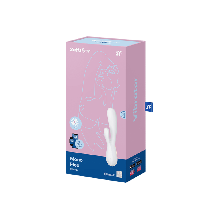 Satisfyer Mono Flex Vibrator - White -2