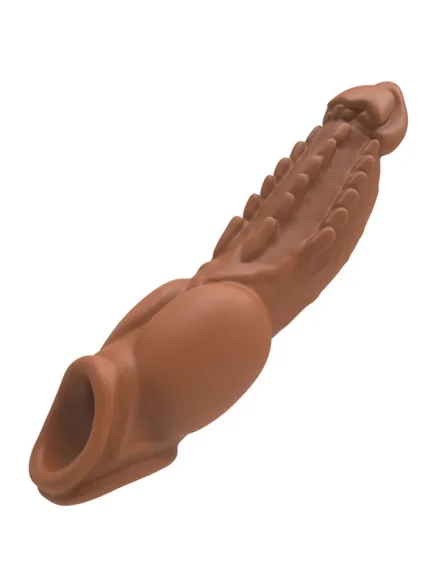 Baolik Vibrating Penis Sleeve 21 cm - Penisförlängare/Sleeve med vibrator 0