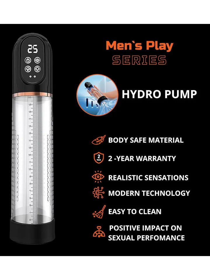 Automatic 2-in-1 Penis Enlargement Hydro Pump - Automatisk penispump 0