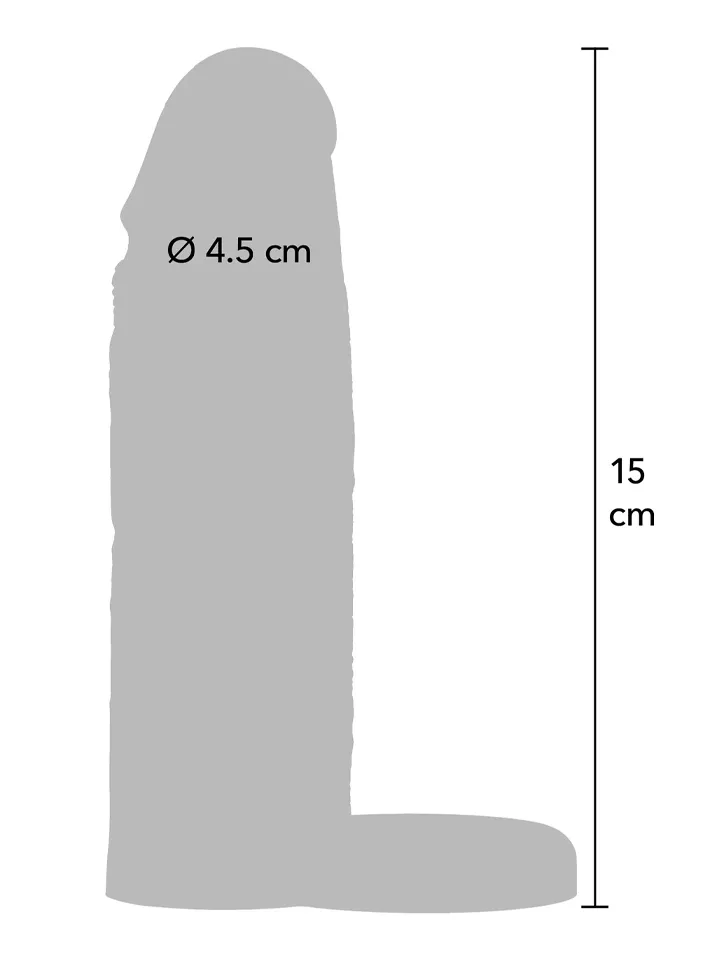 Penis Sleeve Liquid Silicone Ring 15 cm - Penisförlängare/Sleeve 0