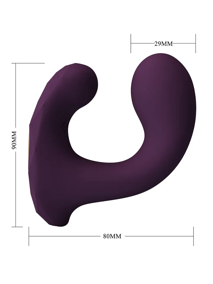 Billy Remote Control Dual Stimulation Vibrator - Appstyrd parvibrator 0