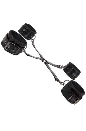 Diabolique Black Hog-Tie With Cuffs - Hogtie 0