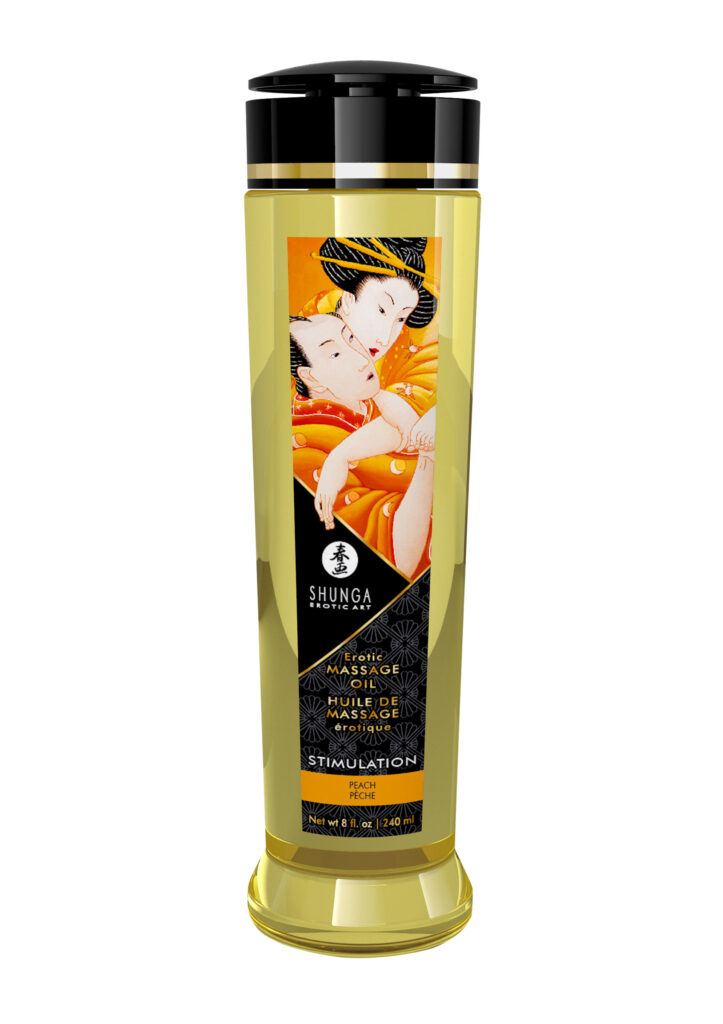 Shunga Erotic Massage Oil Peach 240 ml -2