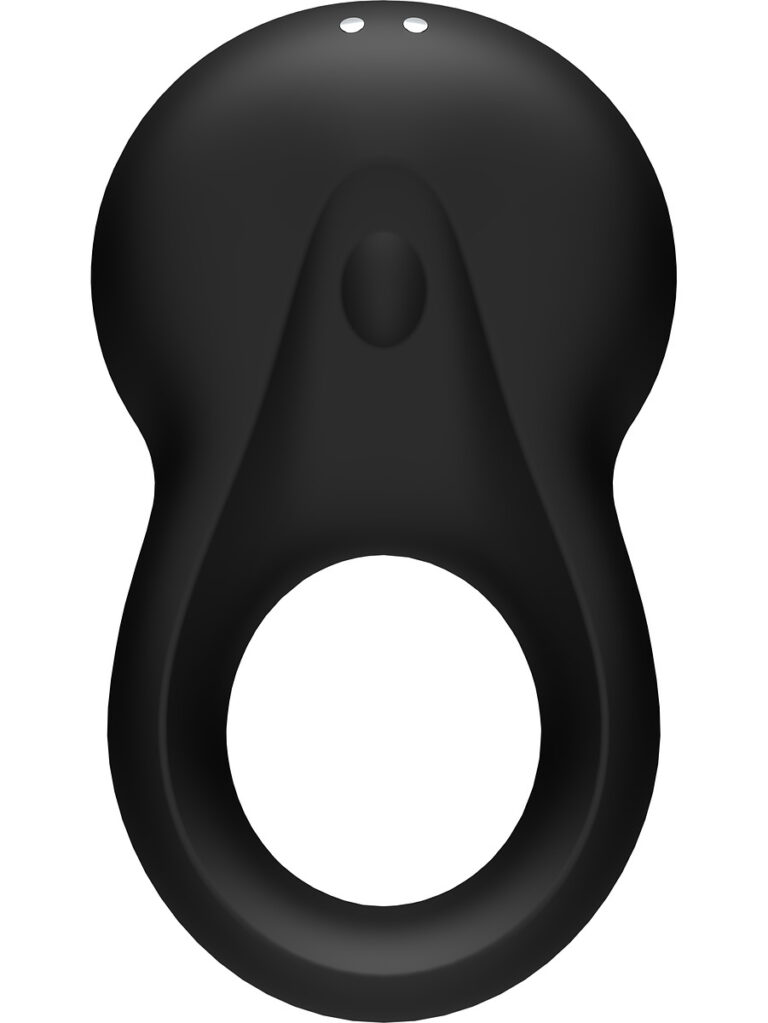 Satisfyer Connect Signet Ring, Ring Vibrator, svart-7