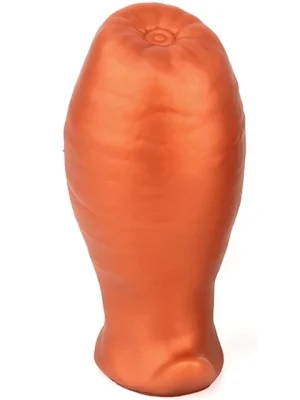 Egg Ass Plug Orange 12,5 cm - XL Buttplug 0
