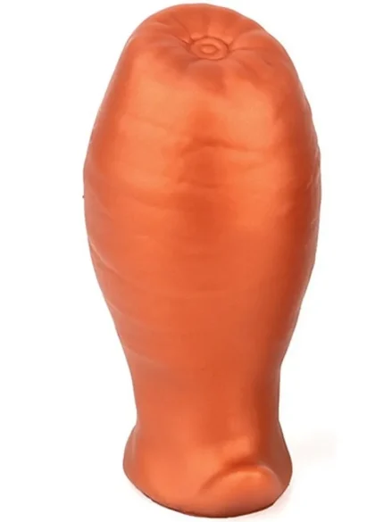 Egg Ass Plug Orange 12,5 cm - XL Buttplug 0