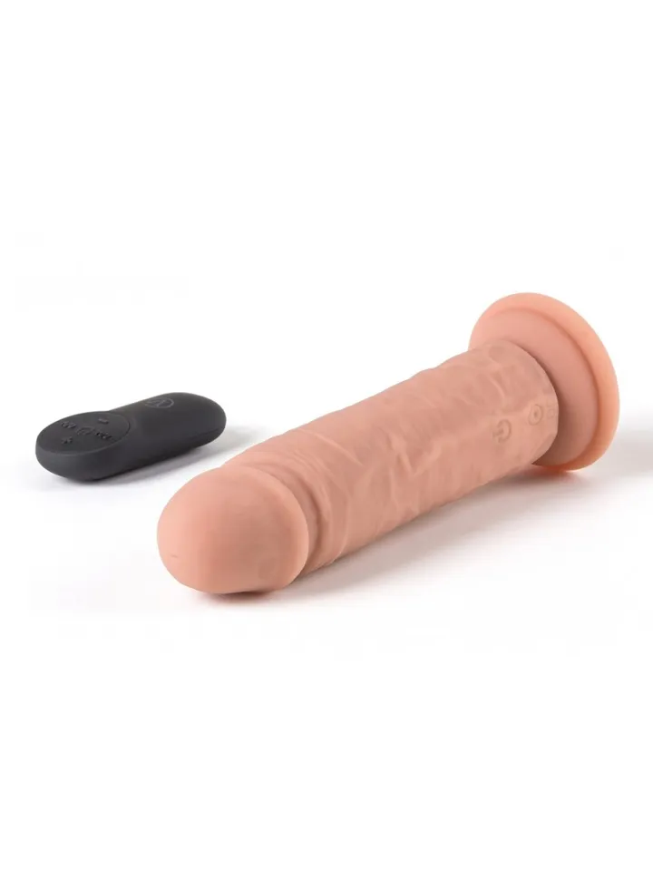 Realistic Vibrating Dildo With Remote 16,5 cm - Dildo med vibrator 0