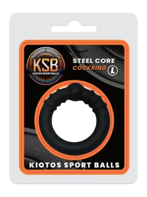 KSB Silicone Cockring With Steel-Core Large - Penisring 0
