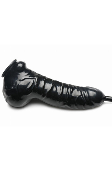 Guzzler Realistic Latex Penis Sleeve With Hose - Penisöverdrag & Penis sleeve 0