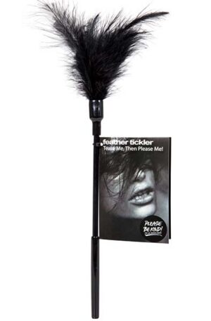 Tease Me Then Fuck Me Feather Tickler Black - Tickler 0
