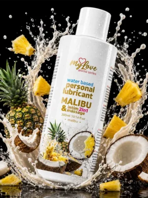 Intim & Massage Lubricant Malibu 300 ml - Glidmedel & Massagelotion 0