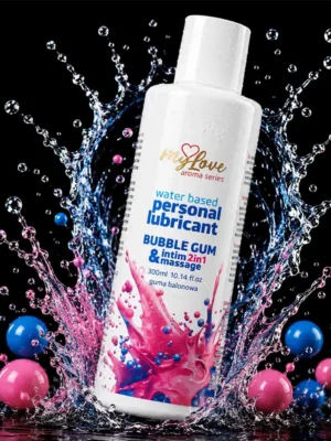 Intim & Massage Lubricant Bubble Gum 300 ml - Glidmedel & Massagelotion 0