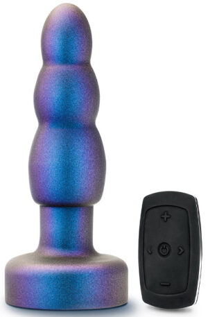 Anal Adventures Matrix Kinetik Plug Space Age Blue - Analplugg med vibrator 0