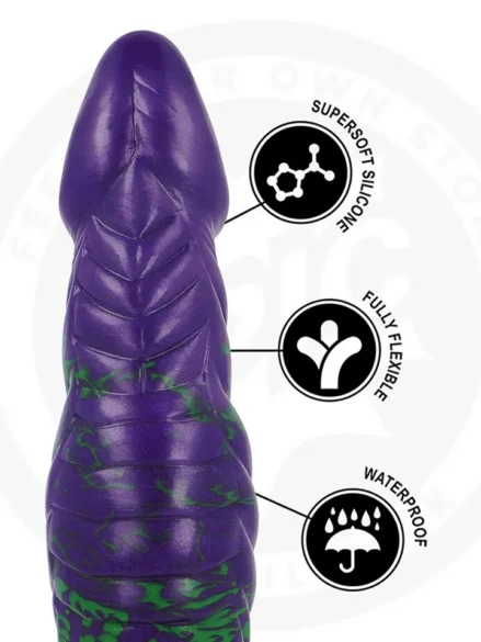 Crocotta Mystic Aurora Dildo 18,5 cm - Monster dildo 0