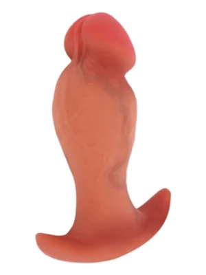 Realistic Buttplug Liquid Silicone 10 cm - Analplugg 0