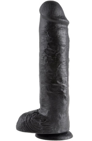 Pipedream King Cock With Balls Black 28 cm - XL dildo 0