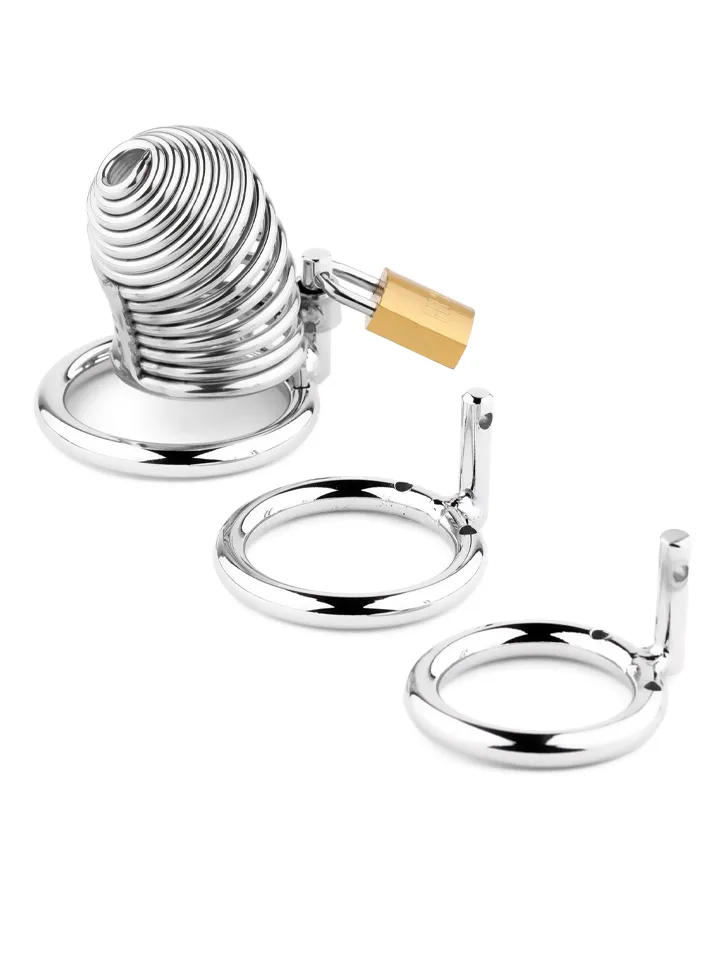 Short Metal Penis Cock Cage - Kyskhetsbur 0