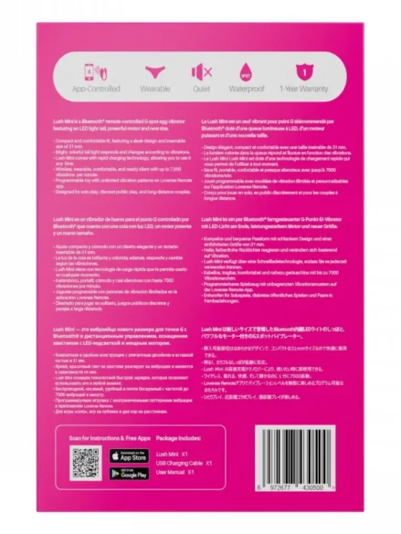 Lovense Lush Mini - Appstyrd vibrator 0