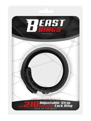 Adjustable Silicone Strip Cock Ring 15-21 cm - Penisring 0