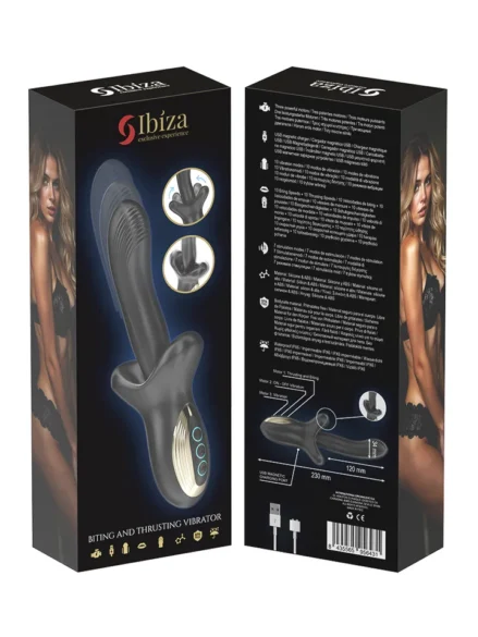 Powerful Vibrator With Thrusting & Biting Effect - Rabbitvibratorer 0