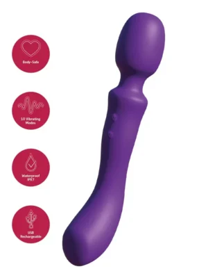 Dual-Sided Massaging Vibrating Wand - Magicwand / Massagewand 0
