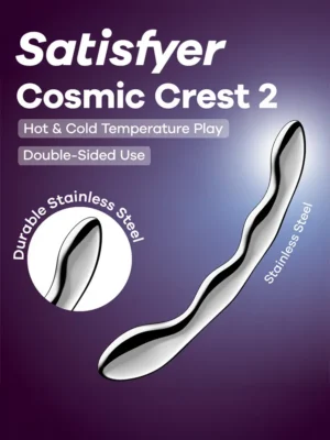Satisfyer Cosmic Crest 2 - Ståldildo 0