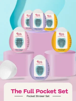 The Full Pocket Stroker Set 6-pack - Onaniägg 0