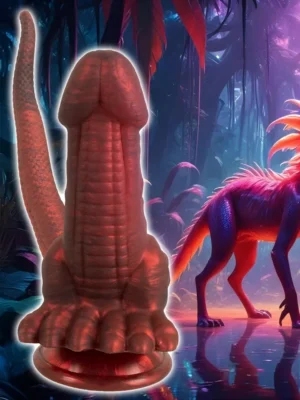 Beasty Cocks Panthera Double Dildo - Dragon dildo 0