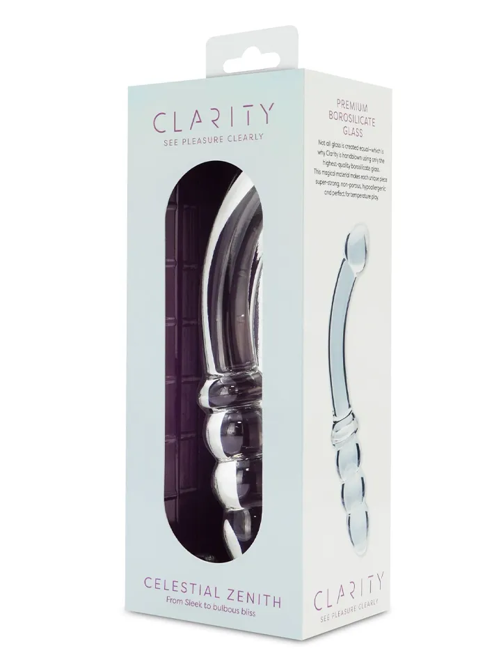 Clarity Celestial Zenith Glass Dildo - Glasdildo 0