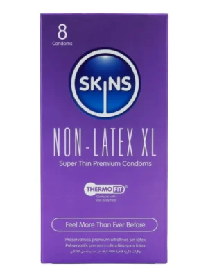 Skins Non-Latex XL Condoms 8-pack - Kondomer 0