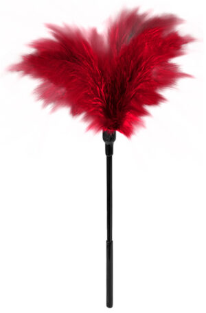 Guilty Pleasure Small Feather Tickler Red - Fjäder tickler 0