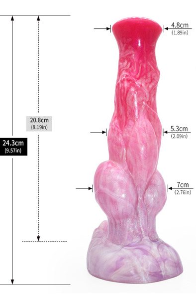 Unicorny Palfrey Dildo 24,3 cm - Dragon dildo 0