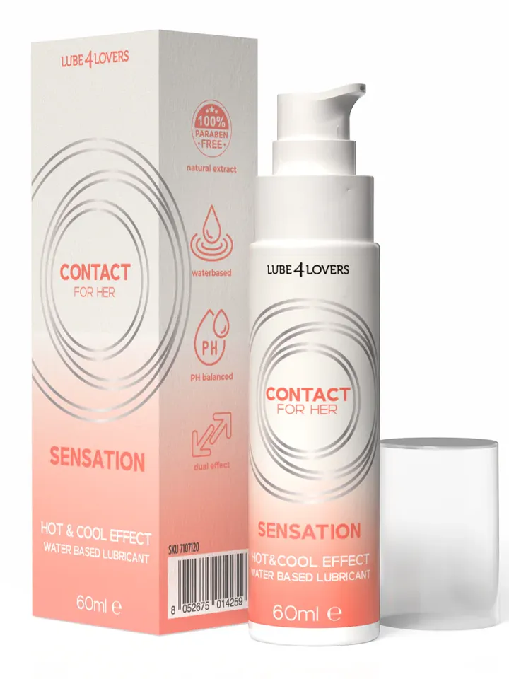 Hot & Cool Effect Lubricant 60 ml - Glidmedel vattenbaserat 0