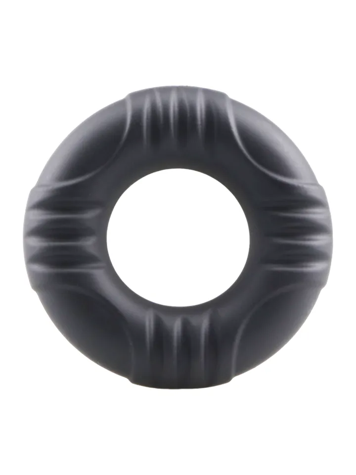 Great Fit Silicone Cock Ring Black - Penisring 0