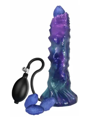 DuskWalker Sentinel Rippled Monster Silicone Dildo 23 cm - Dragon dildo 0