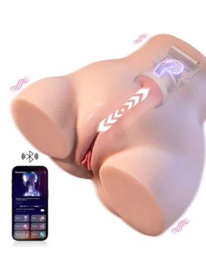 Peach APP Control Vagina 3,9 kg - Sexdocka 0