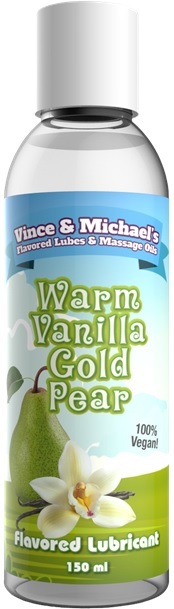 Warm Vanilla Gold Pear Smaksatt Glidmedel 150 ml-1
