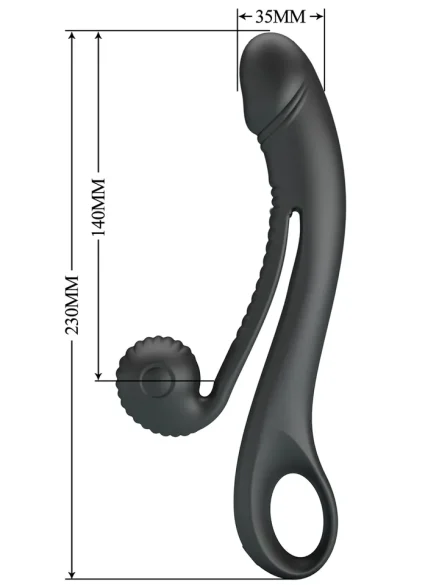 Love Romance Selma Snail Rabbit Black - G-punktsvibrator 0