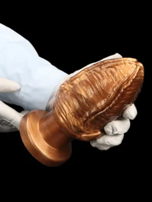 Metallic Fantasy Goldnut Plug 20 cm - XXL Buttplug 0