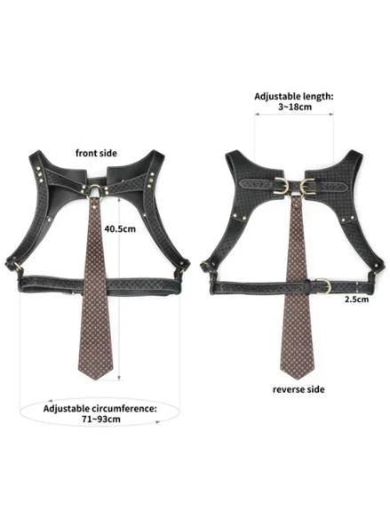 Rebellion Reign Full Body Harness - Bondage sele 0