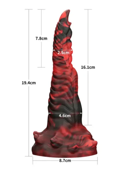 Monster Savage Double Claw Vibrating Dildo - Dragon dildo 0
