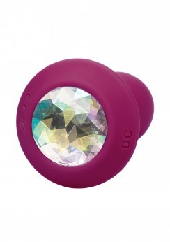 Vibrating Petite Crystal Probe Purple-3