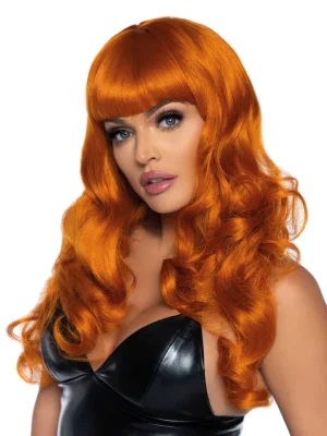 Leg Avenue Misfit Long Wavy Wig Ginger - Peruk 0