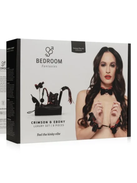 Crimson & Ebony 8-pcs Luxury Bondage Set - Bondage paket 0