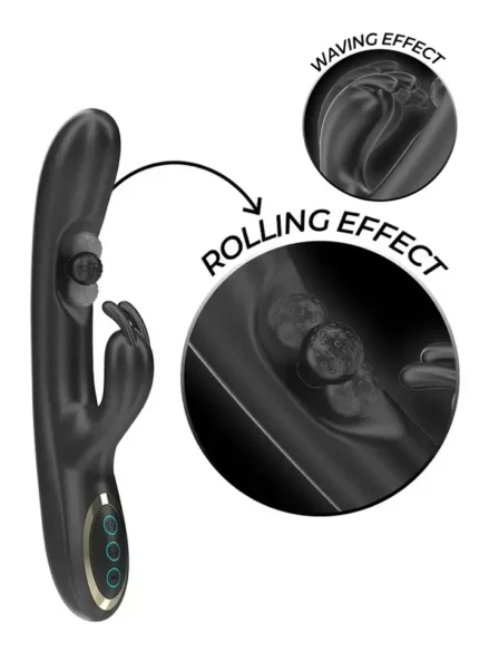 Powerful Rabbit Vibrator With Rolling Pearl - Rabbitvibrator 0