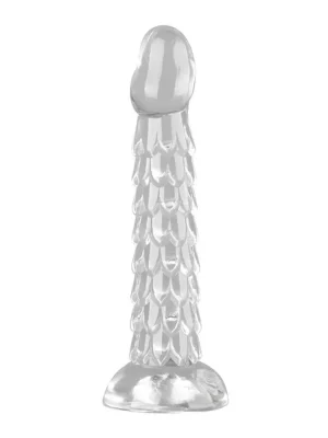 Scales Mush Transparent Dildo 23 cm - Monster dildo 0