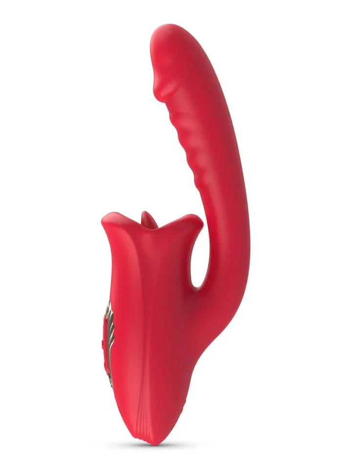 Teazers Dildo With Clitoris Stimulator - Vibrator 0
