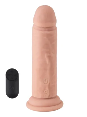 Realistic Vibrating Dildo With Remote 16,5 cm - Dildo med vibrator 0