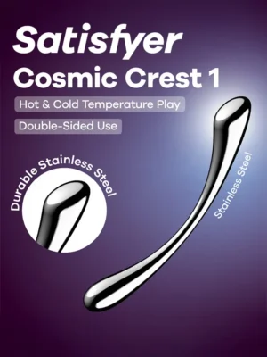 Satisfyer Cosmic Crest 1 - Ståldildo 0